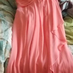 New db peach color deess